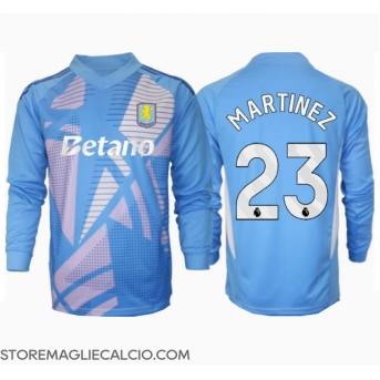 Aston Villa Emiliano Martinez #23 Portiere Maglia Gara Terza Repliche 2024-25 Maniche Lunghe